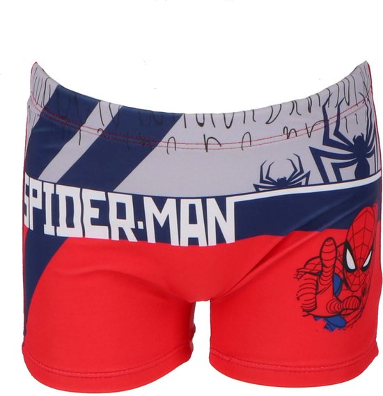 Marvel Spiderman Zwemboxer / Zwembroek - Rood - Maat 98 (3 jaar)