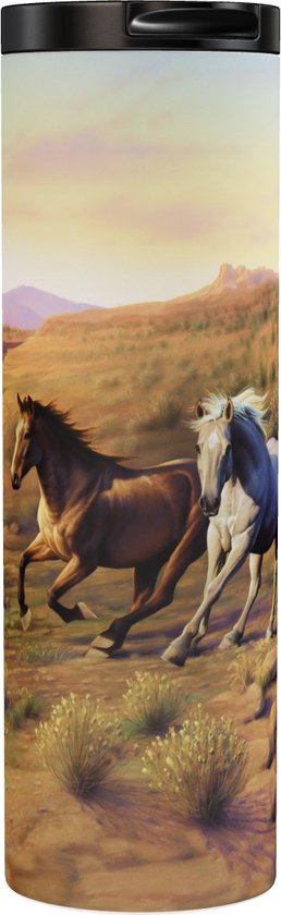 Paarden Western Skies - Chevaux - Tasse Thermo 500 ml