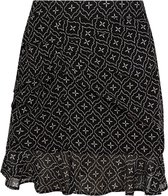 Lofty Manner Rok Skirt Rylie Oi34 1 615 Black/white Dames Maat - XL