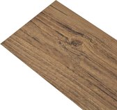 vidaXL Lames de plancher autocollantes 5,02 m² 2 mm PVC brun noyer