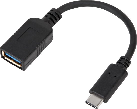 Adaptateur USB-C mâle / USB A femelle USB 3.1 noir - WE