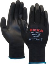 M-Safe Oxxa handschoen PU-Flex 14-086 Zwart maat 11/XXL - Set à 12 paar