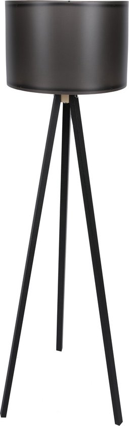 Lampadaire - Design Zwart élégant - Taille compacte 38x38x145cm - Liese Siècle des Lumières