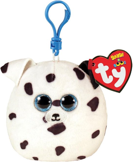 Ty Squish a Boo Clips Fetch Dog 8cm