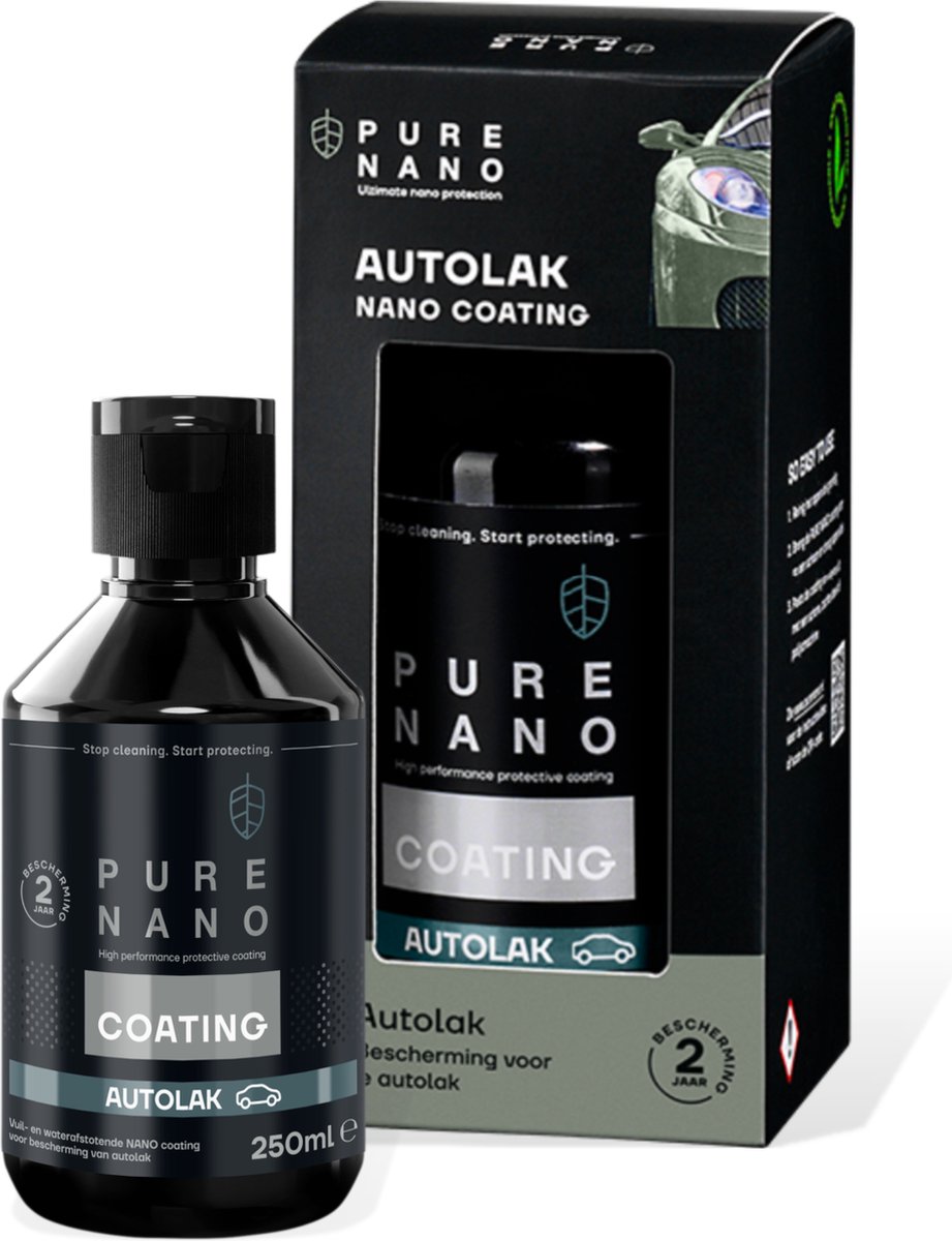 Stralende Auto, Minder Onderhoud - Pure Nano Autolak Coating Wax voor Langdurige Schoonheid! 250 ml