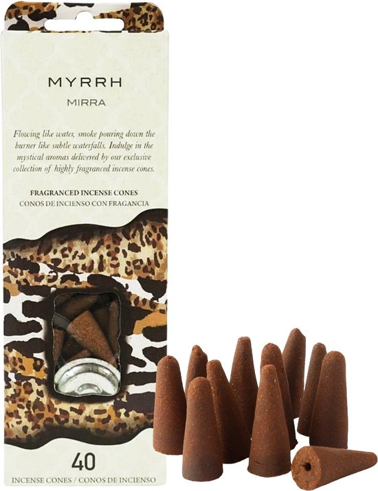Wierookkegels Incense cones 40 stuks - Myrrh