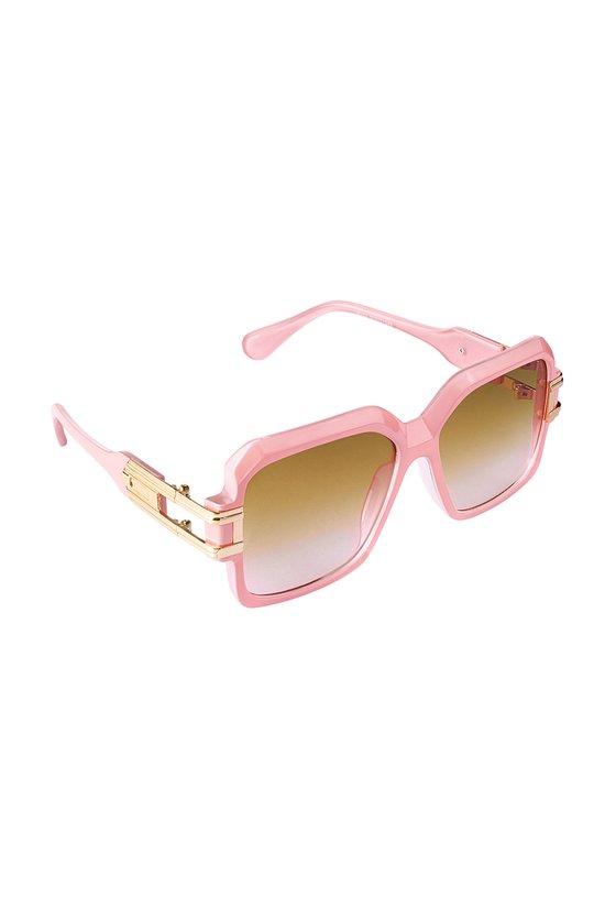 YEHWANG - Cool Frame zonnebril - Roze - Goud van Ye — afbeelding 2
