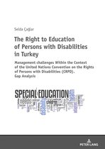 The Right to Education of Persons with Disabilities in Turkey