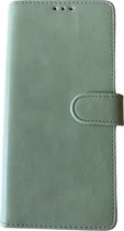 PU Leder wallet Case - Book Case Flip Cover Hoesje Met Stand Functie - Beschermhoes Met Pasjes Houder - Geschikt voor Samsung Galaxy A14 5G/4G - Mintgroen