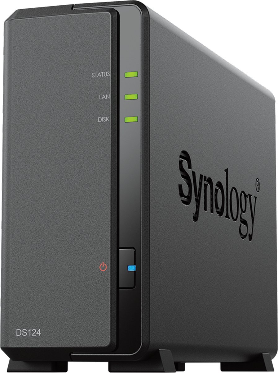 Synology DS124 - NAS - Western Digital RED 2TB (1x 2TB)
