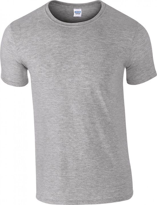 T-shirt Heren 5XL Gildan Ronde hals Korte mouw RS Sport Grey 90% Katoen, 10% Polyester