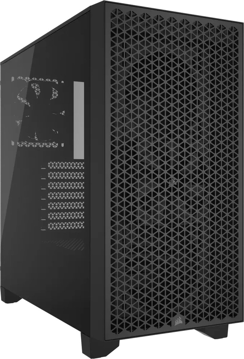 Corsair 3000D Airflow - Midtowermodel Atx - Gehard Glas - Zwart behuizing