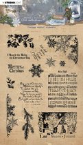 Studio Light • Vintage Christmas Clear Stempel Vintage Winter Elements