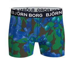 Björn Borg Cotton Stretch boxers - heren boxers normale lengte (1-pack) - multicolor - Maat: L