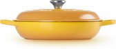 Bol.com Le Creuset Braadpan Signature - Campagnard - Nectar - ø 30 cm / 3.5 liter aanbieding