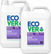 Ecover Wasmiddel Voordeelverpakking Kleur 2 x 5L - 200 Wasbeurten