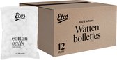 Etos Wattenbollen Voordeelverpakking - 100% Katoen - 12 x 100 Stuks