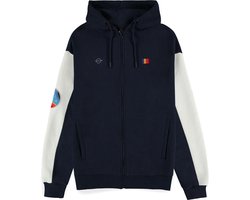 Difuzed Starfield Zipper Hoodie Monochrome Emblem Size L Sweaters