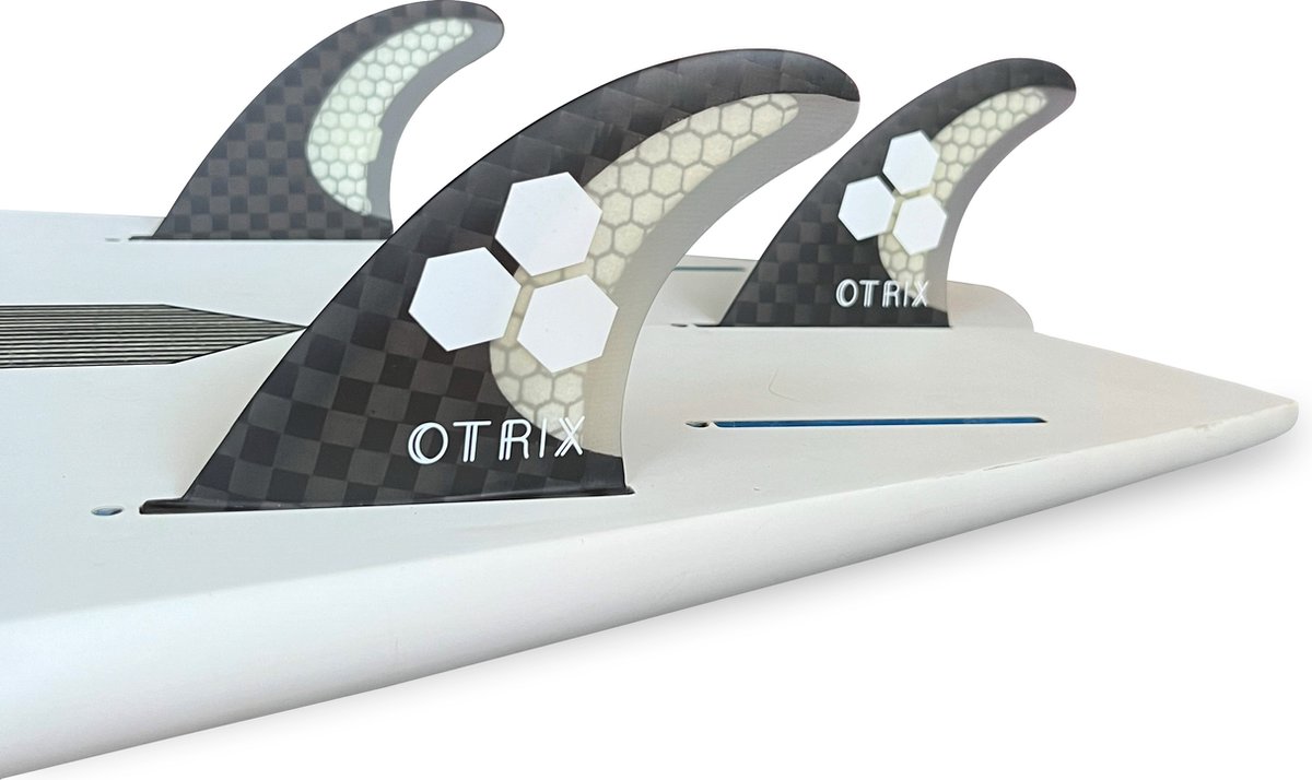 Otrix Carbon Fiber Thruster Surfboard Vinnen/Fins - FCSII Fin Systeem – Maat S