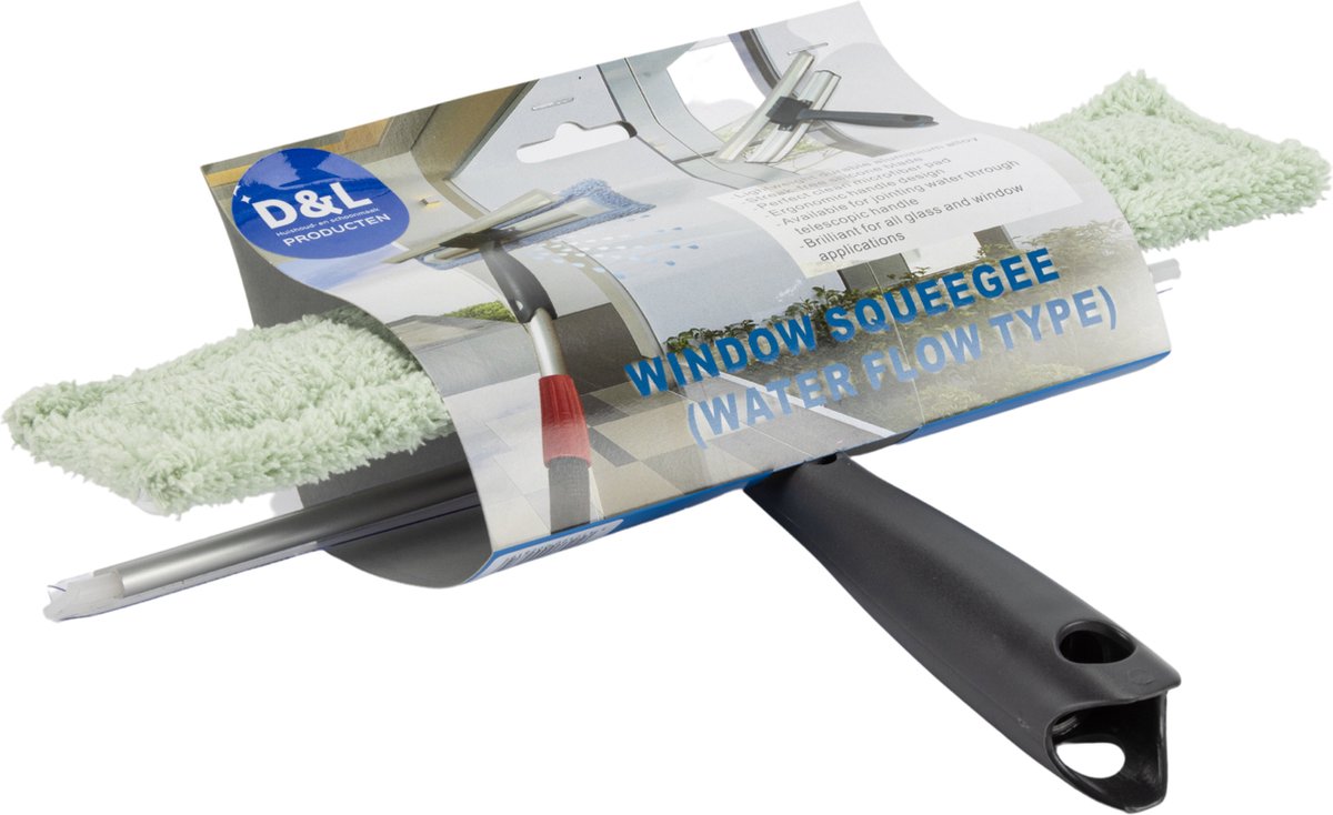 Goedkoopste D&L Waterdoorlatende Inwasser Siliconen Raamtrekker - 30cm