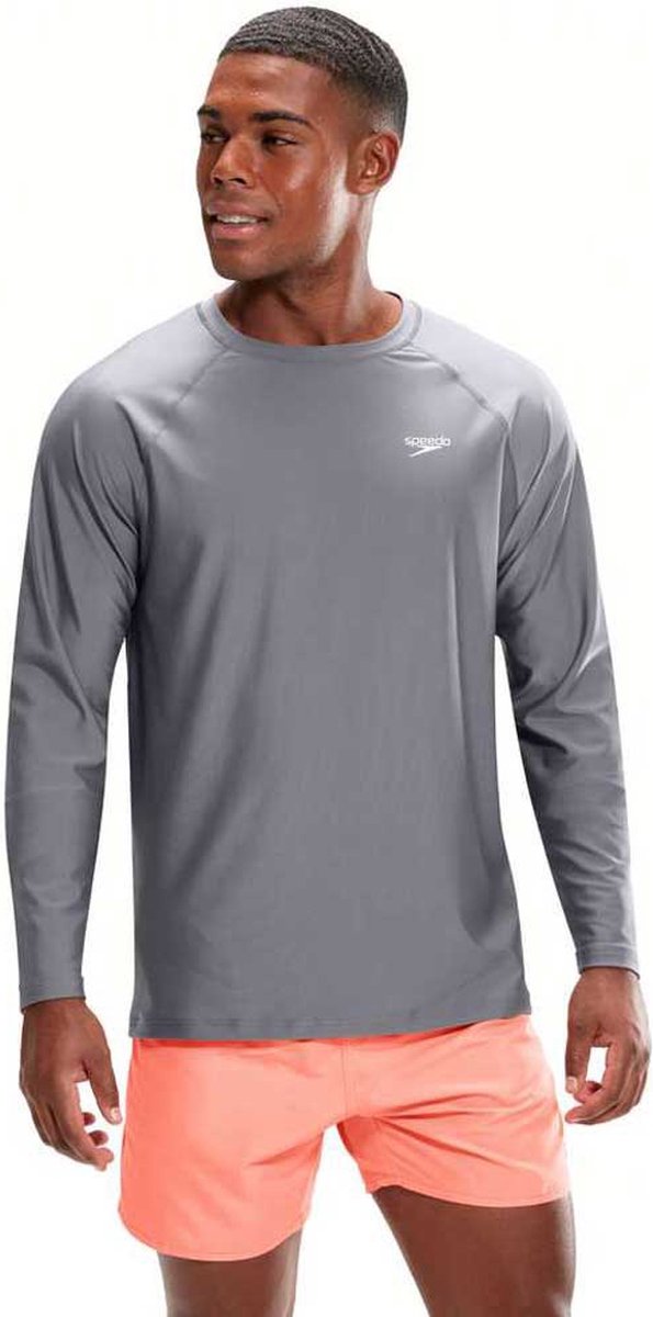 Speedo Rashguard Met Lange Mouwen Grijs 10-11 Years