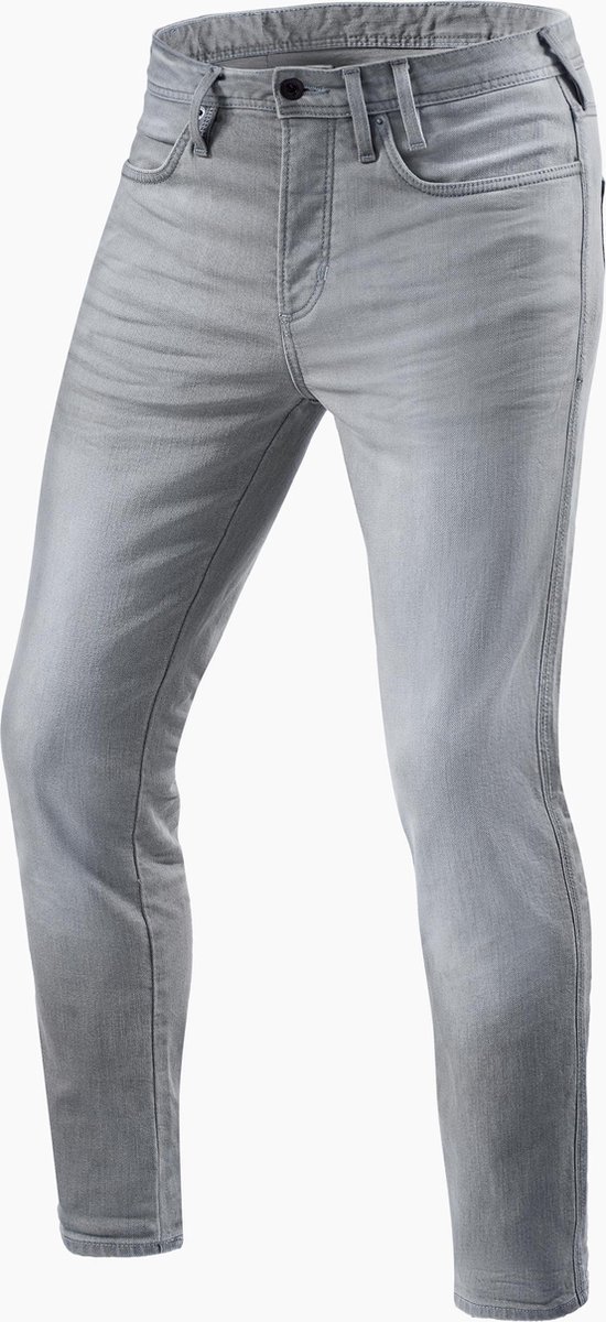 REV'IT! Jeans Piston 2 SK Light Grey Used L32/W31 - Maat - Broek