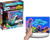 Planche à dessin 3D Lumi Glow LED Undersea World - Enfants - Créatif - motifs sous-marins