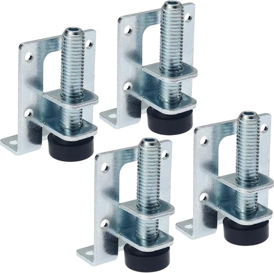 4 Pack Heavy Duty Meubelpoot Stellers Plint Bevestigingen Verstelbare
