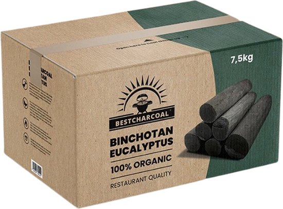 Best Charcoal Binchotan houtskool 7.5 kilo | bol.com
