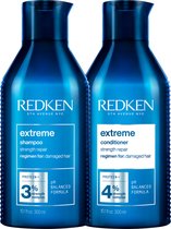 Redken Extreme Shampoing 300ml & Après-Shampoing 300ml – Lot de produits