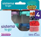 Sistema To Go Mini Stock Cases - Jeu de 4 pièces - 6x6x4 cm