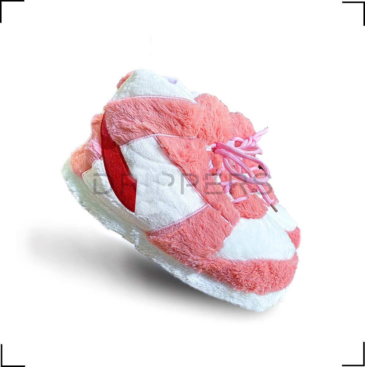 Drippers® Sneaker Sloffen - One Size Fits All - Roze - Pantoffels - Unisex - Jordan