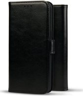 Rosso Element Book Case Wallet Hoesje Geschikt voor Samsung Galaxy S23 FE | Portemonnee | 3 Pasjes | Magneetsluiting | Stand Functie | Zwart