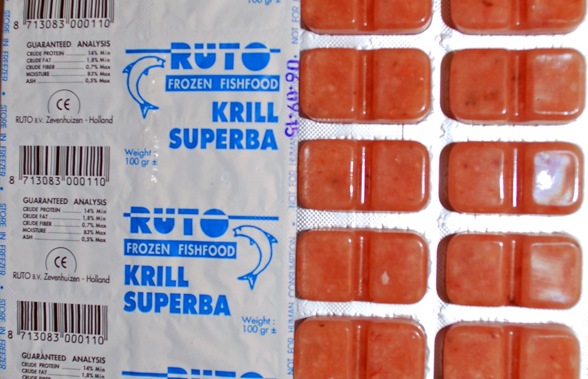 Ruto Gemalen Krill Superba diepvries visvoer | 100 gram blister Diepvries