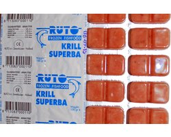 Ruto Gemalen Krill Superba diepvries visvoer | 100 gram blister Diepvries