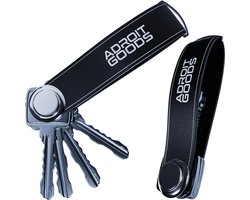 AdroitGoods Sleutel Organizer Sleutelhouder - Key Organizer - Keychain Multitool Sleutelhanger - Sleuteletui 2 tot 7 Sleutels - Leer - Zwart AdroitGoods Sleutel Organizer Sleutelhouder - Key Organizer - Keychain Multitool Sleutelhanger - Sleuteletui 2 tot 7 Sleutels - Leer - Zwart