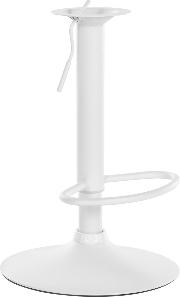CLP Barkruk frame - In hoogte verstelbare barkruk frame - 10 X 10 CM gat afstand - wit