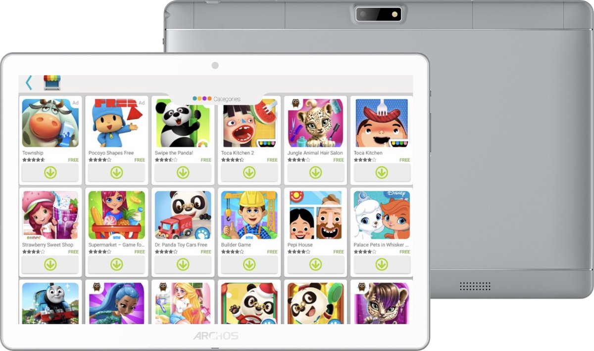 Bol.com Archos tablet T96 Kids 9.6" 32 GB wit/zilver aanbieding
