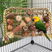 vogelspeelgoed papegaaien kooi speelgoed papegaai speelgoed natuurlijk hout Parkiet speelgoed papegaai kauwspeelgoed bird toys