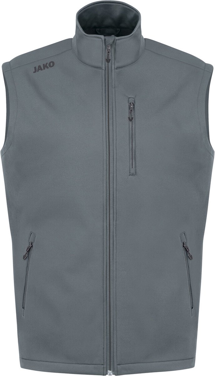 Jako Softshell Premium Grijze Bodywarmers Grijs