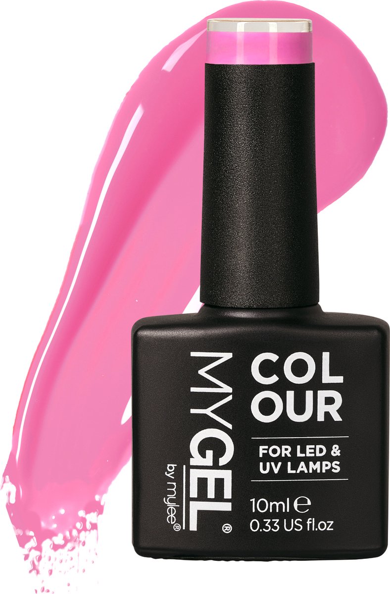 Mylee Gel Nagellak 10ml [Pink Paradise] UV/LED Gellak Nail Art Manicure Pedicure, Professioneel & Thuisgebruik [Pink Range] - Langdurig en gemakkelijk aan te brengen