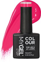 Mylee Gel Nagellak 10ml [Dragon Fruit] UV/LED Gellak Nail Art Manicure Pedicure, Professioneel & Thuisgebruik [Neons Range] - Langdurig en gemakkelijk aan te brengen