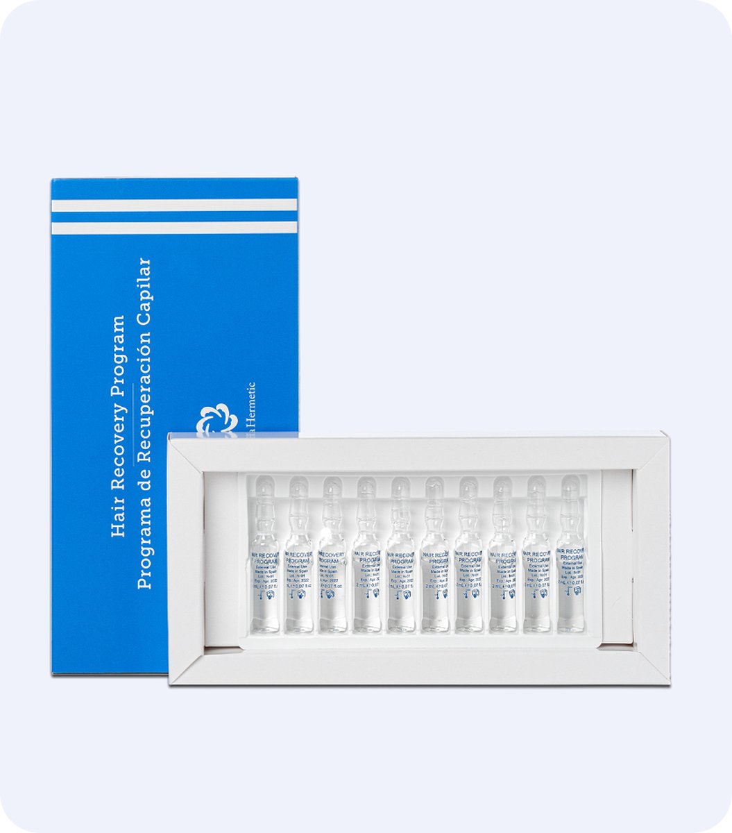 Bol.com Pharma Hermetic - Anti-haaruitval & intensieve haargroei kuur - Ampullen 10 x 2ml Hair Recovery Program SP55 aanbieding