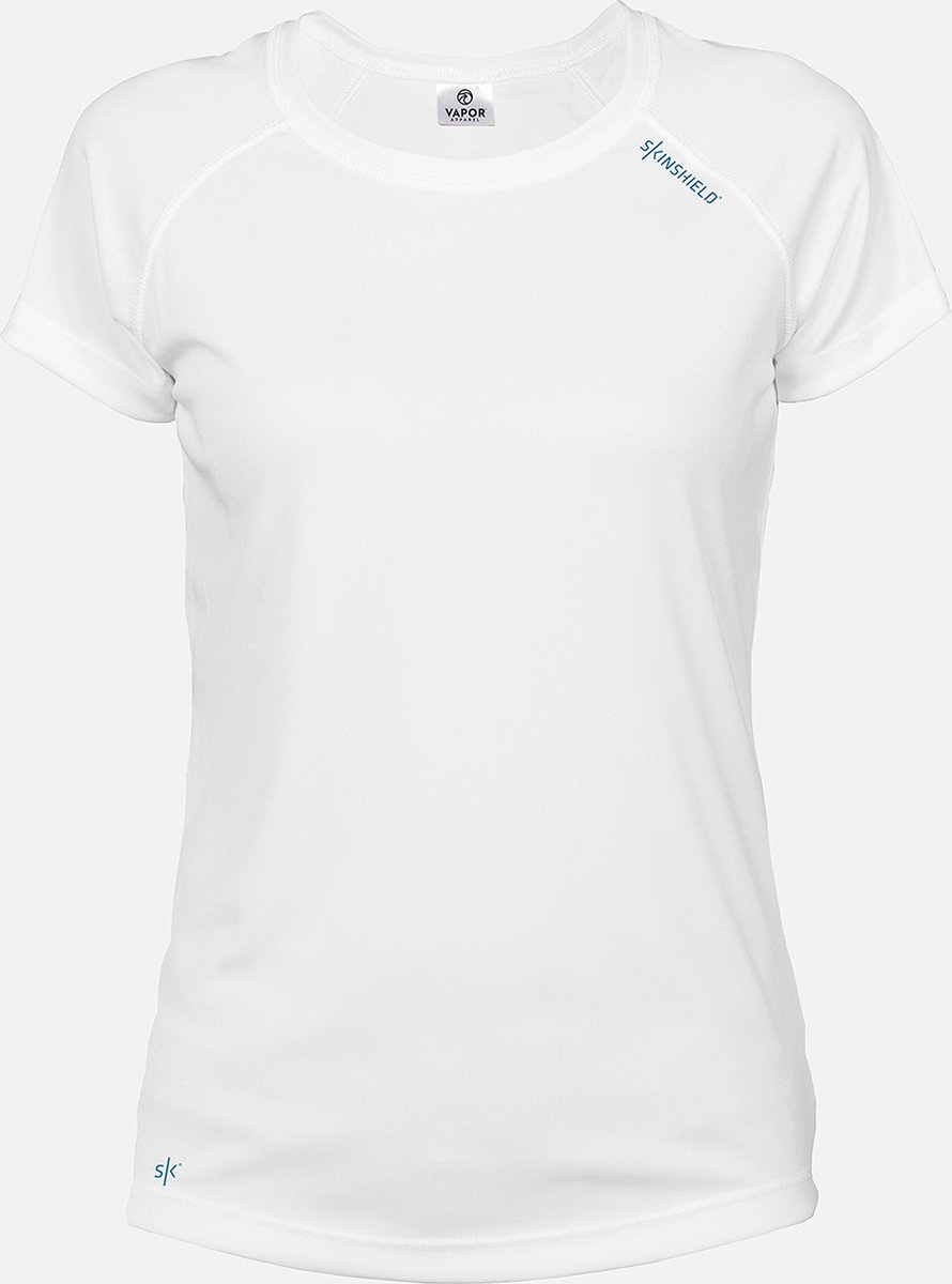 Vapor Apparel - UV-shirt met korte mouwen voor dames - wit - maat XXL