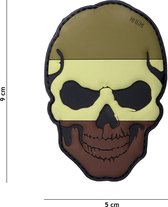 101 Inc Embleem 3D Pvc Skull Nederland Camo  16023