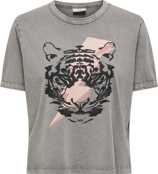 JDY JDYFAROCK ELINA S/S PRINT TOP JRS Dames T-shirt - Maat XL