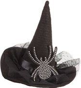 Rubies Chapeau de sorcière Halloween - mini chapeau sur diadème - taille unique - noir - filles/femmes - accessoires d'habillage