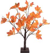Herfstdecoratie - Tafeldecoratie - lichtboom voor Halloween - lichtsnoer voor kerstmis