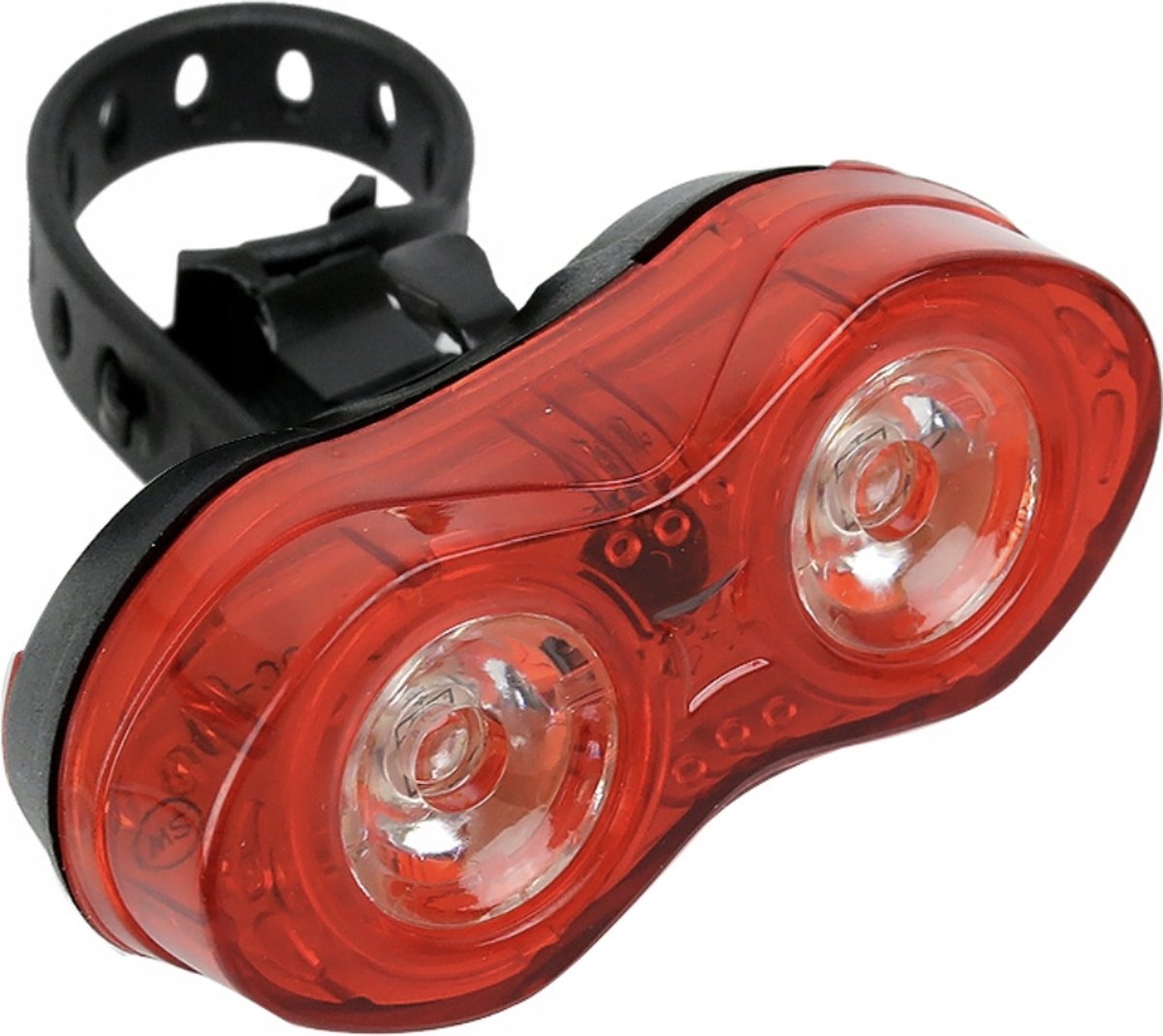 ProX Fiets Achterlicht Rood - 2 LEDs - Fietsverlichting + Batterijen