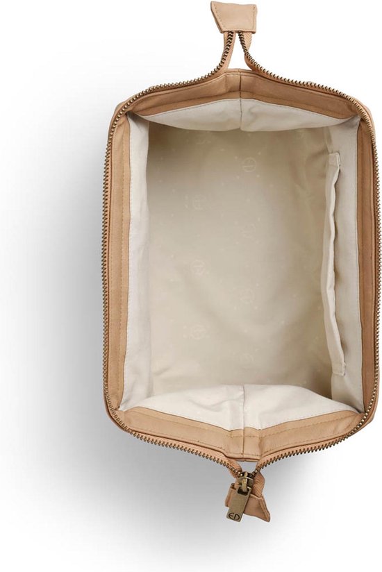 Elodie Toilettasje Zip&Go -Luieretui - Toilettas baby - Kraammand - Kraamcadeau - Babyshower cadeau - Aviator Brown van Elodie — afbeelding 2